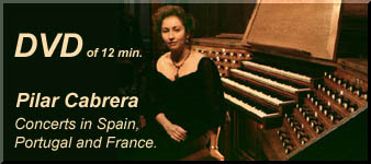   PILAR CABRERA during 10 min. 
 playing five different instruments.