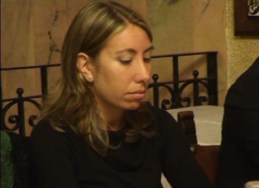 Mrs. G&oacute;mez, wife of the
managing Director of the Toledo Organ Festival