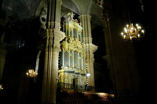     one of the 2 historical cathedral organs,
built by master organbuilder Julian de la Orden